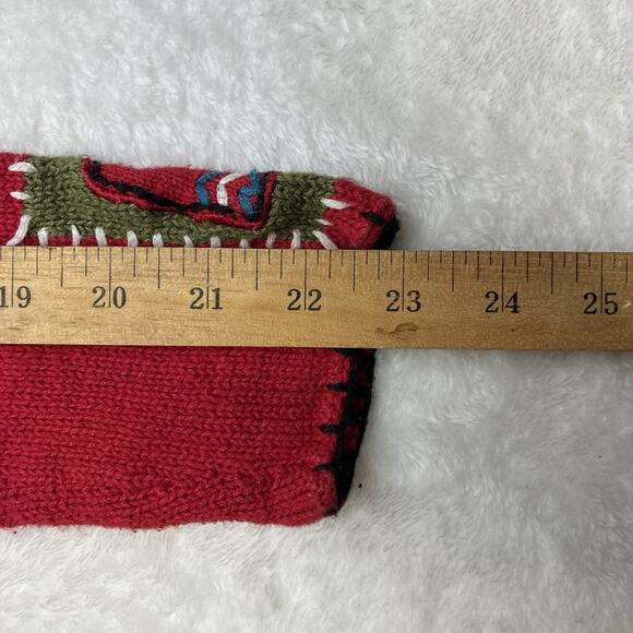 Vintage Rebecca Stone Women’s Small Christmas Holiday Sweater, Quilted Patchwork - Picture 10 of 12